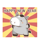 うまちゃんのほがらかあけおめスタンプ（個別スタンプ：2）