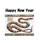 十二支全部 あけおめ 年賀状 エジプト（個別スタンプ：18）