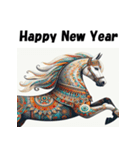 十二支全部 あけおめ 年賀状 エジプト（個別スタンプ：22）