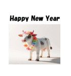 十二支全部 あけおめ 年賀状 ハワイ（個別スタンプ：4）