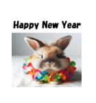 十二支全部 あけおめ 年賀状 ハワイ（個別スタンプ：11）