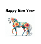 十二支全部 あけおめ 年賀状 ハワイ（個別スタンプ：22）