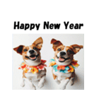 十二支全部 あけおめ 年賀状 ハワイ（個別スタンプ：35）