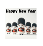 十二支全部 あけおめ 年賀状 イギリス（個別スタンプ：26）