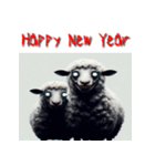 十二支全部 あけおめ 年賀状 ホラー（個別スタンプ：27）