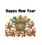 十二支全部 あけおめ 年賀状 おみこし 神輿（個別スタンプ：29）