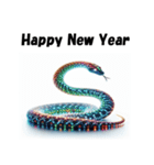 十二支全部 あけおめ 年賀状 電飾 ライト（個別スタンプ：18）