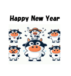 十二支全部 あけおめ 年賀状 ファンタジー（個別スタンプ：5）