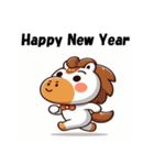 十二支全部 あけおめ 年賀状 ファンタジー（個別スタンプ：21）