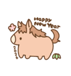 使える！午年年賀状2026（個別スタンプ：19）