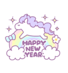 女子の年賀状2026（個別スタンプ：9）