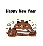 十二支全部 あけおめ 年賀状 ラブリー（個別スタンプ：39）