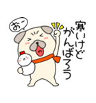 【あけおめ】パグ犬のぱーちゃん90（個別スタンプ：17）