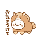 しろたん 冬＆年末年始スタンプ2026 午年（個別スタンプ：15）