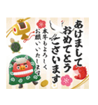 飛び出す！大人華やかなお正月（個別スタンプ：10）