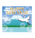 飛び出す！大人華やかなお正月（個別スタンプ：20）