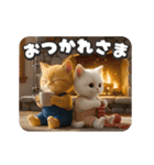 タマにゃんの冬（クリスマス・お正月）（個別スタンプ：2）