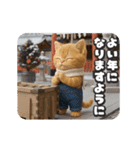 タマにゃんの冬（クリスマス・お正月）（個別スタンプ：22）