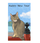 ねこのお正月BIGスタンプ〜新年のご挨拶〜（個別スタンプ：5）
