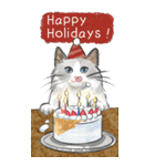 ねこのお正月BIGスタンプ〜新年のご挨拶〜（個別スタンプ：23）