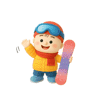 バブいぞ赤ちゃん3D【お正月】（個別スタンプ：35）