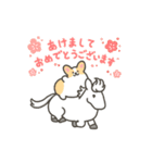 【うごく】うまコギのあけおめスタンプ2026（個別スタンプ：1）