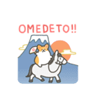 【うごく】うまコギのあけおめスタンプ2026（個別スタンプ：6）