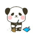 飛び出す！ぽってりパンダの年末年始（個別スタンプ：23）