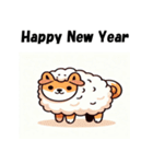 十二支全部 あけおめ 年賀状 柴犬2（個別スタンプ：24）