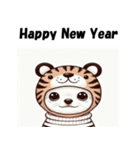 十二支全部 あけおめ 年賀状 チワワ2（個別スタンプ：7）