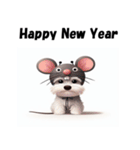 十二支全部 年賀 ミニチュアシュナウザー（個別スタンプ：2）