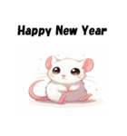 十二支全部 あけおめ 年賀状 アニメ（個別スタンプ：1）