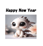 十二支全部 あけおめ 年賀状 チビキャラ（個別スタンプ：14）