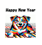 十二支全部 あけおめ 年賀状 騙し絵（個別スタンプ：36）