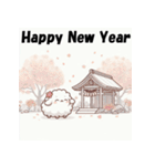 十二支全部 あけおめ 年賀状 お参り（個別スタンプ：26）