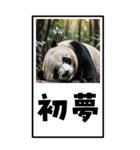 パンダのBIG年賀状（個別スタンプ：16）