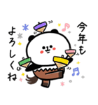 馬×パンダ＝パンタウルスのシュールな正月（個別スタンプ：10）