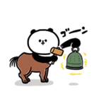 馬×パンダ＝パンタウルスのシュールな正月（個別スタンプ：20）