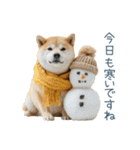 2026正月を祝う柴犬【元旦・かわいい】（個別スタンプ：27）