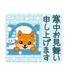 柴犬「ムサシ」64 年末年始（個別スタンプ：30）