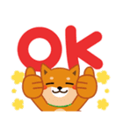 柴犬「ムサシ」64 年末年始（個別スタンプ：38）