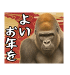 動物園のあけおめスタンプ（個別スタンプ：4）