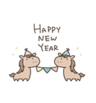 ゆるいあけおめ～うま（個別スタンプ：4）