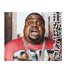 お正月のデブ黒人スタンプ【謹賀新年】（個別スタンプ：18）