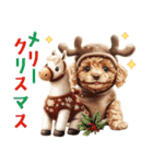 午年2026年！プードルとうまの年末年始（個別スタンプ：38）