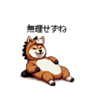 午年太っちょ柴犬 2026 うま年（個別スタンプ：39）