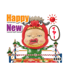 あけおめだよ！カスタムさげみちゃん 2026（個別スタンプ：8）