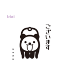 もちパンダのヨガポーズ帖 2026 カスタム（個別スタンプ：5）