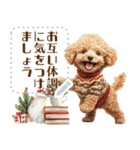 自由に文字を入力できる♪お正月トイプー（個別スタンプ：22）