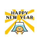 新年を祝うネコたち（個別スタンプ：6）